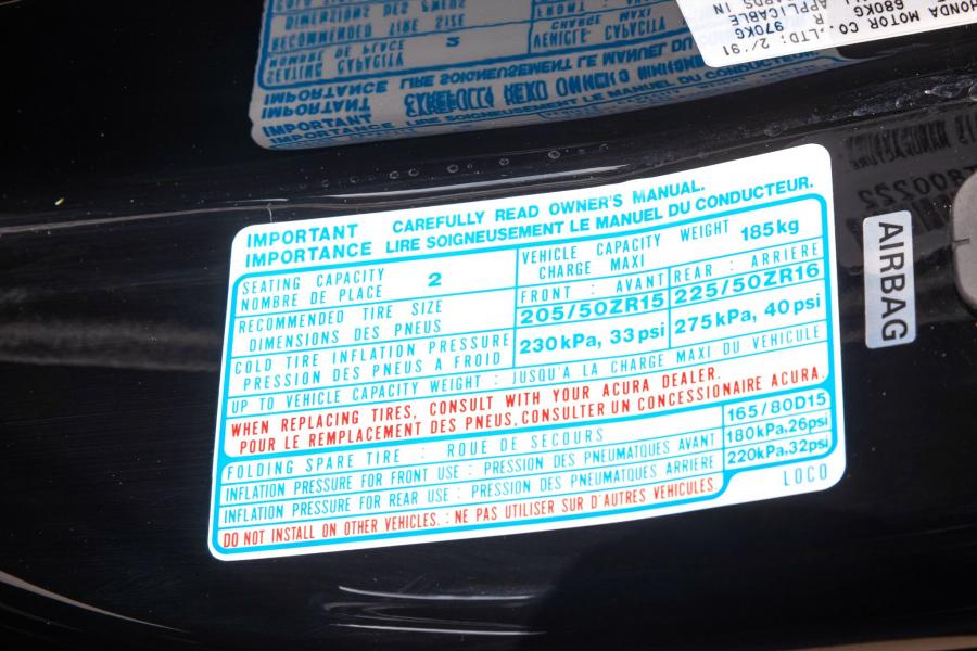 Acura NSX 1991 года  (фото 88 из 97)